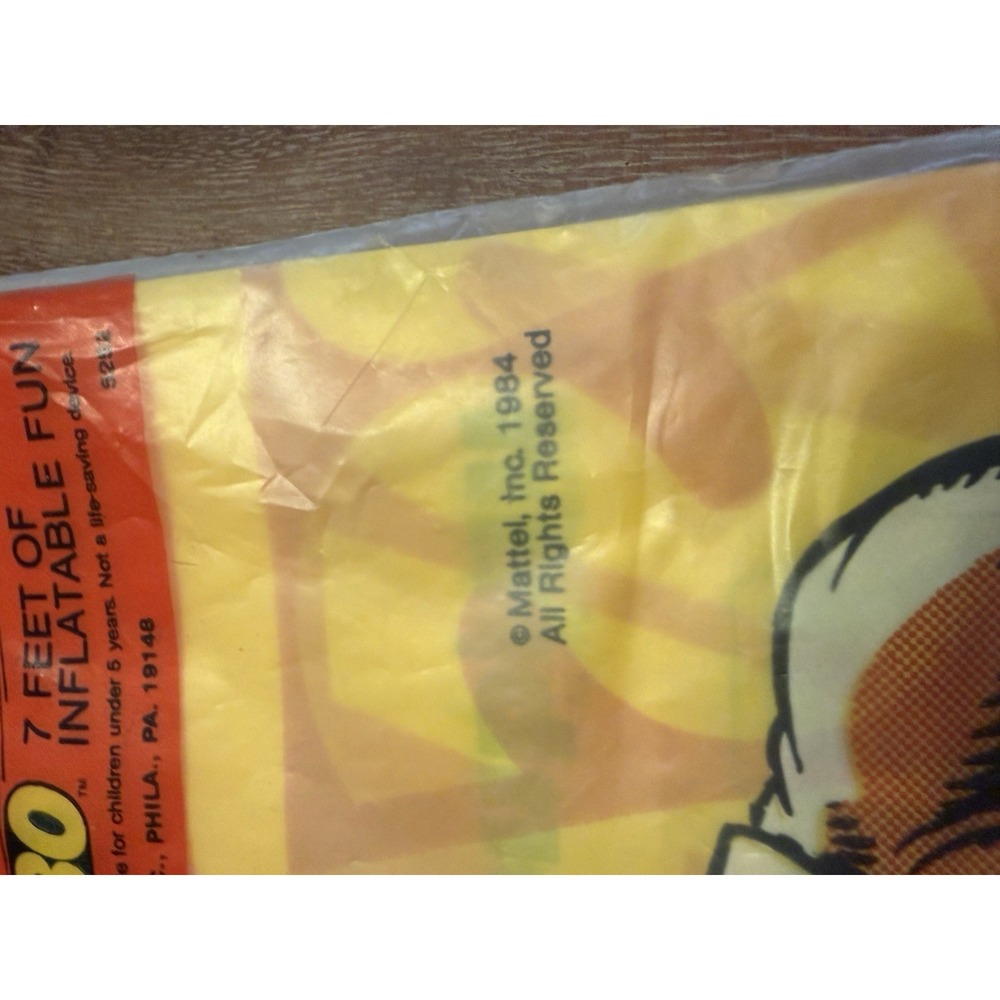 Vintage 1984 He-man Masters of the Universe Superglobo Inflatable NIP - Picture 3 of 5